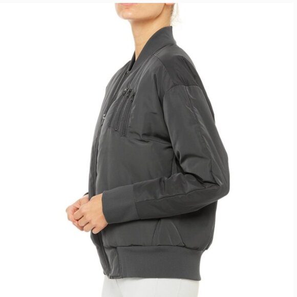 Alo Yoga Squad Down Bomber Jacket - Picture 2 of 8